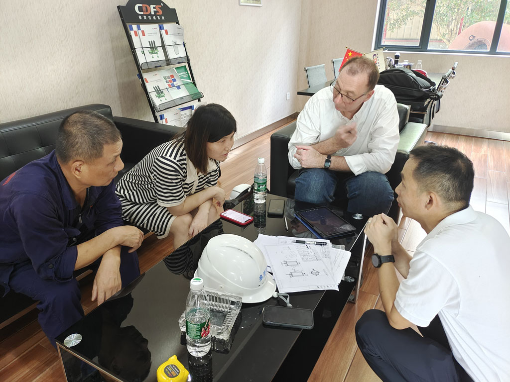 澳大利亞客戶來中國(guó)過濾器廠家深度探訪