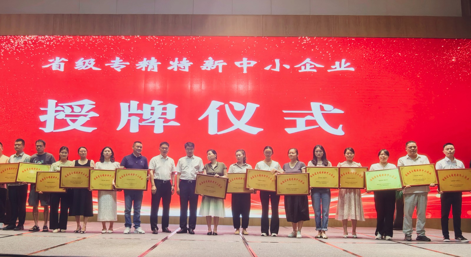 2024專(zhuān)精特新授牌